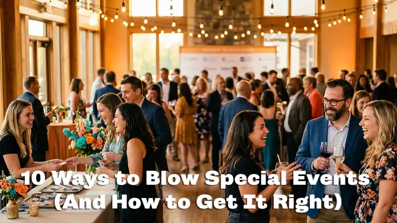 10 Ways to Blow Special Events (And How to Get It Right)